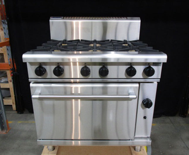 Waldorf 800 SERIES 900MM GAS RANGE STATIC OVEN AURN8610GF-L - Warehouse Clearance