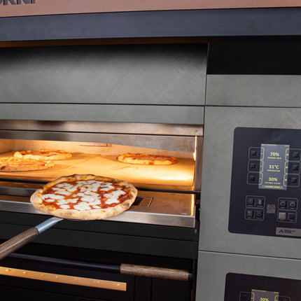 Moretti Forni serieS Double Deck Baking Oven on Stand 8 x35cm Pizza COMP S100E/2/S