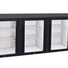Anvil 3 Door, Glass, Back Bar Fridge