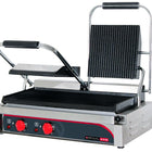 Anvil Panini Press Double Ribbed Top Flat Bottom