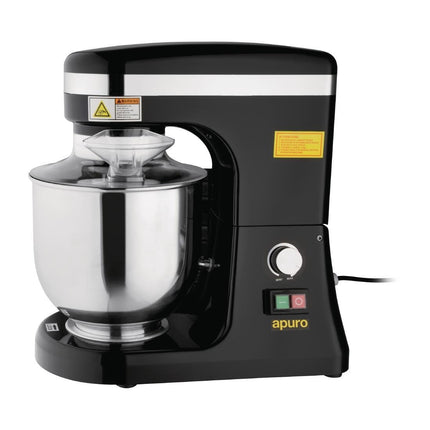 Apuro Benchtop Planetary Mixer Black 7Ltr