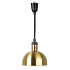Apuro Retractable Dome Heat Lamp Shade Pale Gold Finish