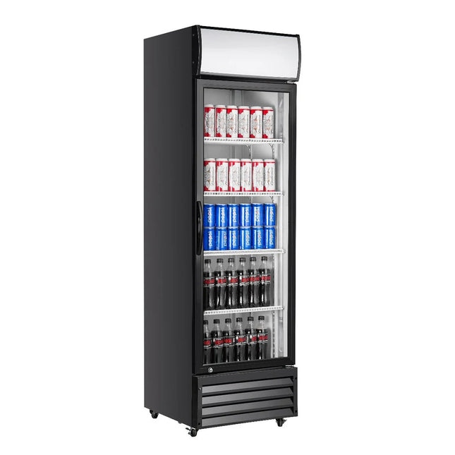 Atosa Single Glass Door Mounted Refrigerator P380WA-SM