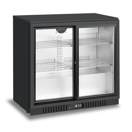 Atosa 2 Sliding Door Back Bar cooler BB-208SEC-SM
