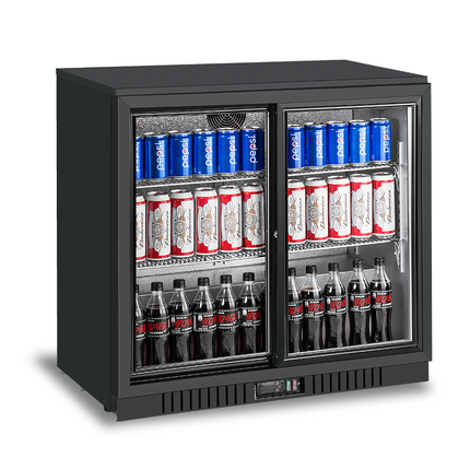 Atosa 2 Sliding Door Back Bar cooler BB-208SEC