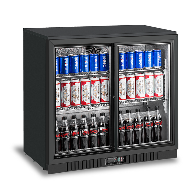 Atosa 2 Sliding Door Back Bar cooler BB-208SEC
