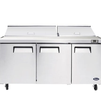 Atosa 3 Door Sandwich Prep Table Fridge MSF8308-SM image 2