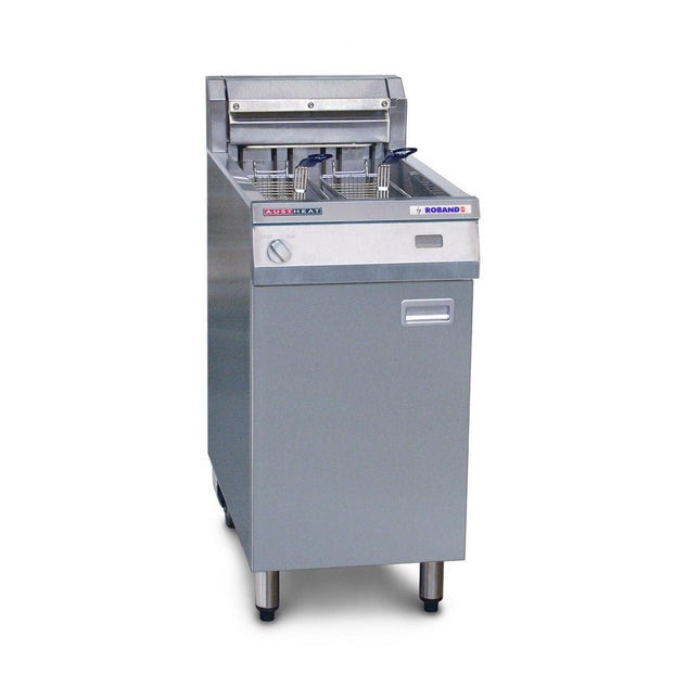 Austheat Freestanding Electric Fryer, 2 baskets