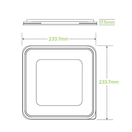 BioPak B-LBL-3/4/5C-RPET-LARGE 3, 4 and 5 compartment large