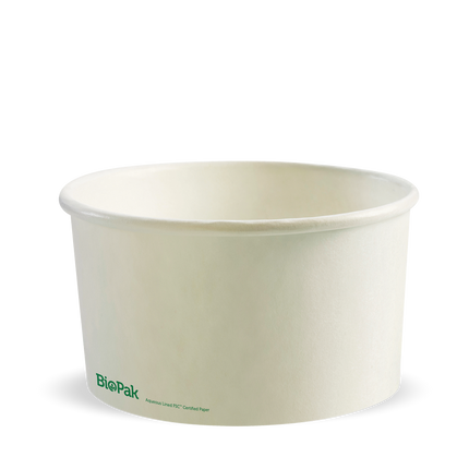 BioPak BB-BL-LARGE-W 1,000ml large bowl white