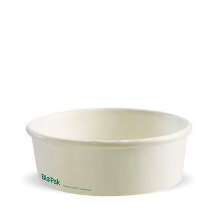 BioPak BB-BL-SMALL-W 500ml small bowl white