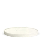 BioPak BB-BLL-184-PAPER-W 1,300ml extra large bowl lid white