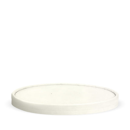 BioPak BB-BLL-184-PAPER-W 1,300ml extra large bowl lid white