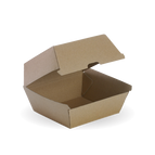 Large burger box Qty:150 / 120 x 120 x 100mm - kraft