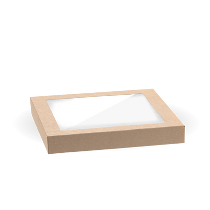 BioPak BB-CBWL-S BioBoard Catering Tray PLA Windowed