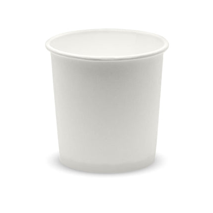 BioPak BB-SC-120 120ml paper sauce cup white