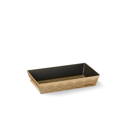 BioPak BB-ST-XS Extra small sushi tray, FSC Mix kraft and