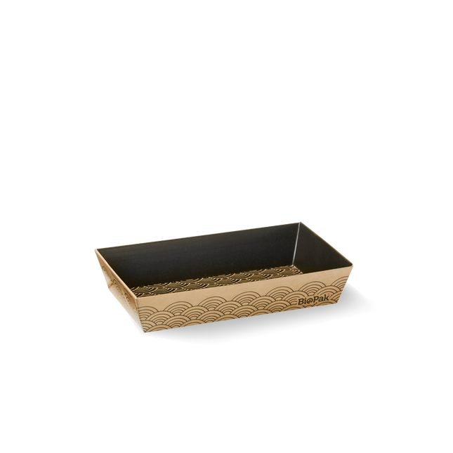 BioPak BB-ST-XS Extra small sushi tray, FSC Mix kraft and