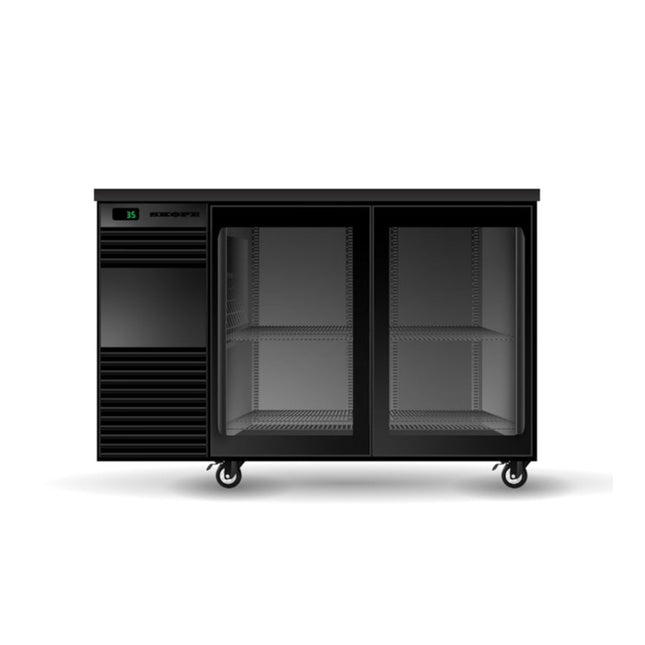 Skope BackBar 2 Glass Sliding Door Fridge BB.2.GSL