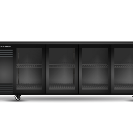 Skope BackBar 4 Glass Sliding Door Fridge BB.4.GSL