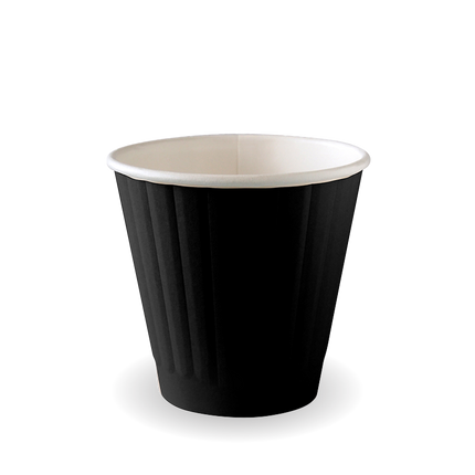 BioPak BC-8DWB-90 295ml (8oz) (90mm) cup (fits large lids) black