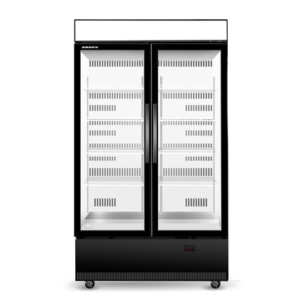 Skope EziCore BCE1200N 2 Glass Door Display or Storage Fridge
