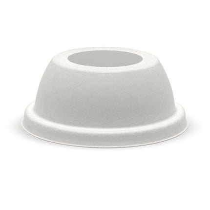 BioPak Cold Paper BioCups and Lids – Plant Fibre Paper Cup Lids BCL-90C-PULP-D-WIDE