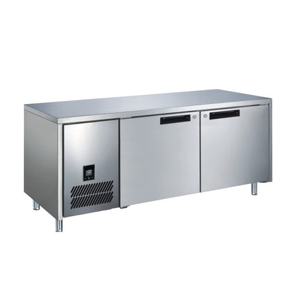 Glacian 2 Door Slimline Fridge 660 Deep Stainless Steel Doors 267L BCS61420
