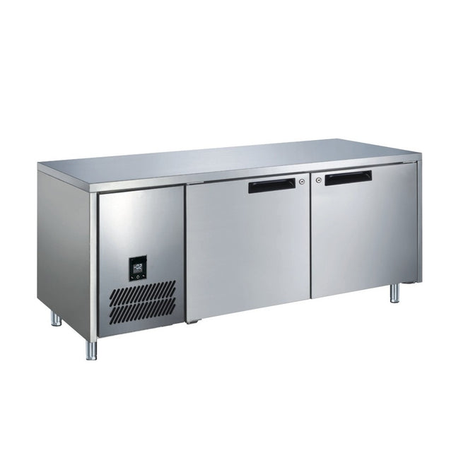 Glacian 2 Door Slimline Fridge 660 Deep Stainless Steel Doors 267L BCS61420