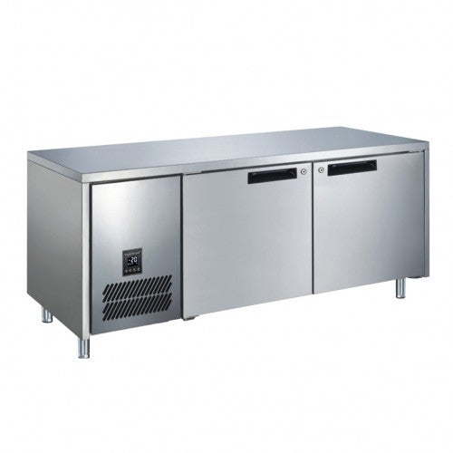Glacian 2 Door Fridge 760mm Deep Stainless Steel Doors 416L BCS71815