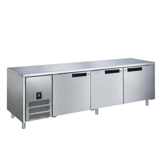 Glacian 3 Door Fridge 760mm Deep Stainless Steel Doors 637L BCS72476