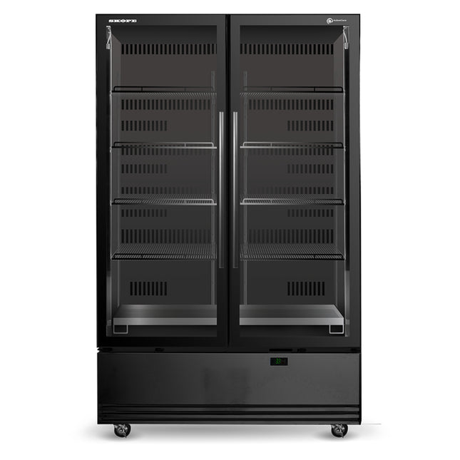 Skope BME1200N-A 2 Glass Door Display or Storage Fridge