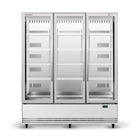 Skope BME1500N-AC 3 Glass Door Display or Storage Fridge, Lit Sign