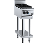 B+S Black Two Burner Boiling Top Cooktop With Stand LPG