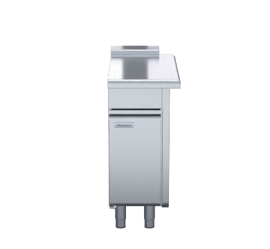 Waldorf 800 Series BTL8400-CD - 400mm Bench Top Low Back Version - Cabinet Base With Fixed Front Panel BTL8400-CD-RH