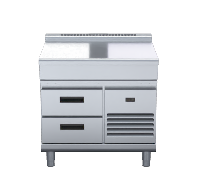 Waldorf 800 Series BTL8900-RB - 900mm Bench Top Low Back Version – Refrigerated Base