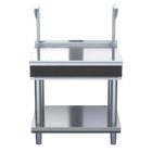 Waldorf Bold BTLB8900S-LS - 900mm Bench Top With Salamander Support Low Back Version - Leg Stand