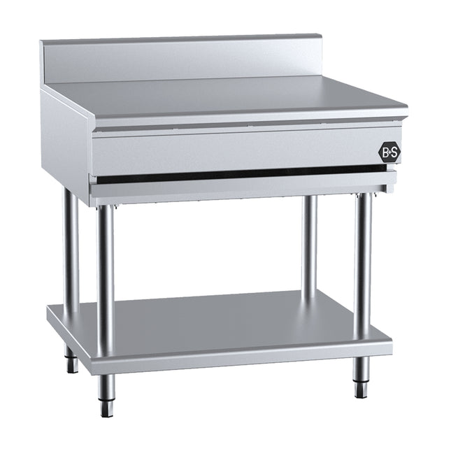 B+S Black 304 Grade Stainless Steel Infill Bench 900mm - IB-900 - Main Image