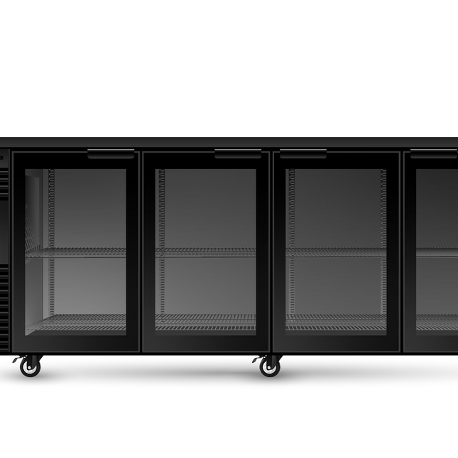 Skope BackBar 4 Glass Swing Door Fridge - BB.4.GSW