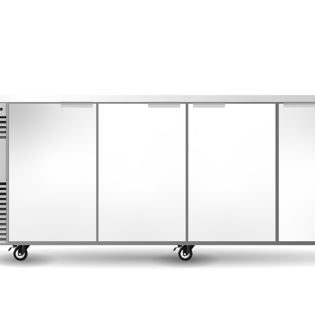 Skope BackBar 4 Solid Swing Door Fridge