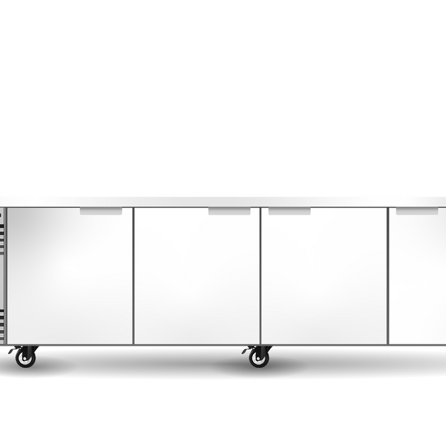 Skope BackBar 4 Solid Swing Door SlimLine Fridge