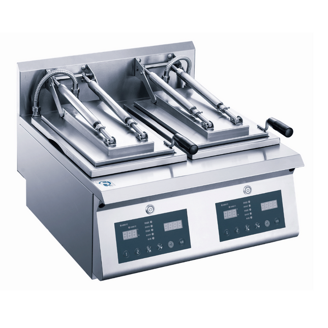 BenchStar Automatic Double Pan Fried Dumplings/Buns Machine NPD-2 - Main Image