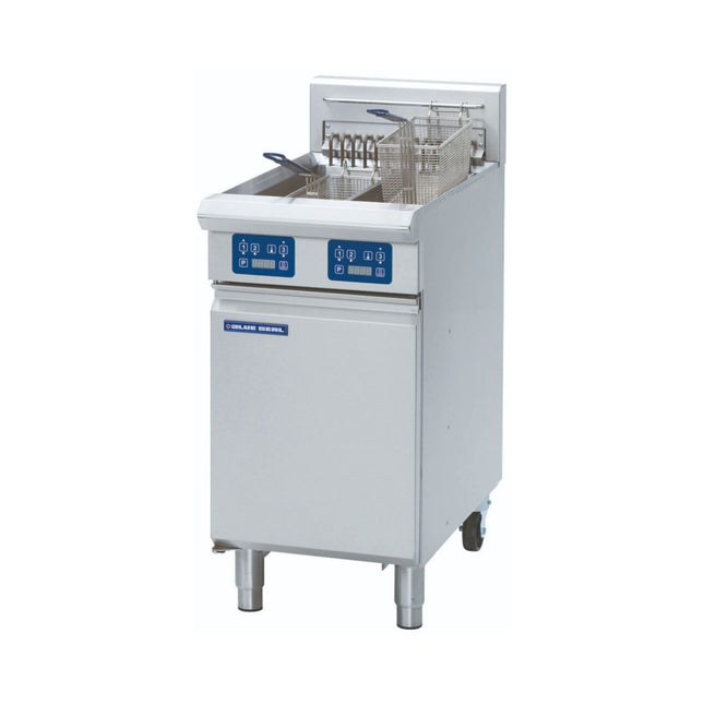 Blue Seal Evolution Series E44E - 450mm Twin Pan Electric Fryer