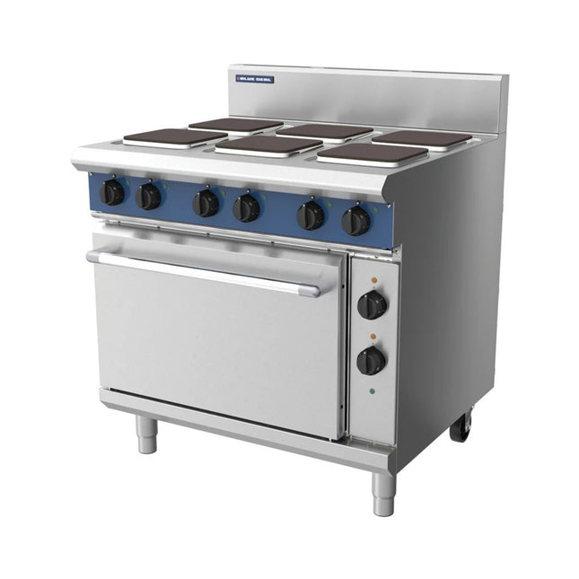 Blue Seal Evolution Series E56S - 900mm Electric Range Convection Oven Sealed Hobs