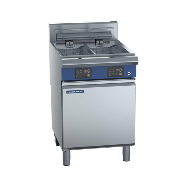 Blue Seal Evolution Series E66E - 600mm Twin Pan Electric Fryer