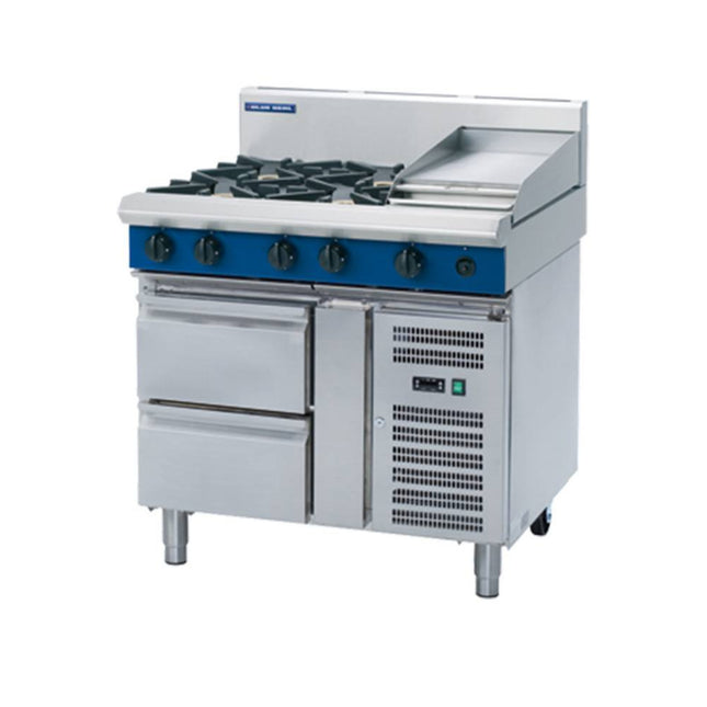 Blue Seal Evolution Series G516C-RB - 900mm Gas Cooktop – Refrigerated Base