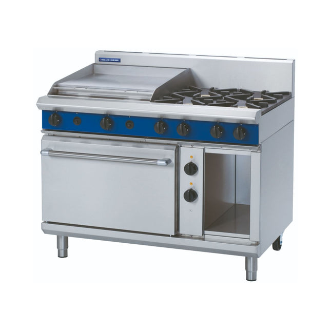 Blue Seal Evolution Series GE508B - 1200mm Gas Range Electric Static Oven