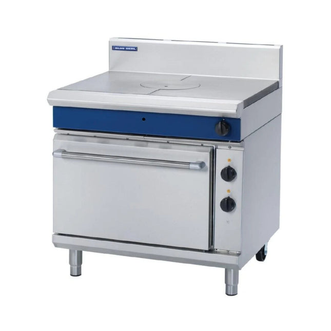 Blue Seal Evolution Series GE570 - 900mm Gas Target Top Electric Static Oven Range