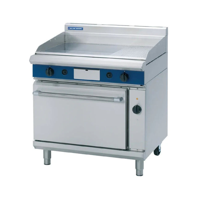 Blue Seal Evolution Series GPE56 - 900mm Gas Griddle Electric Convection Oven Range