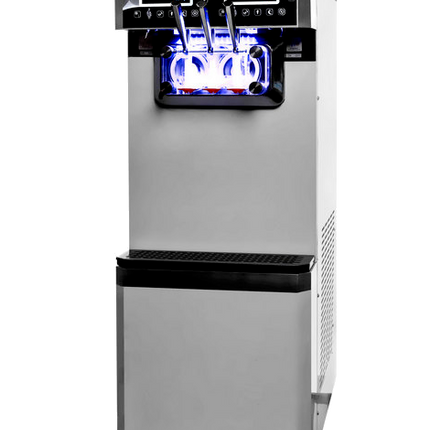 BRULLEN Twin Flavour Soft Serve Acai Frozen Yoghurt Machine 20L Hopper BEAST